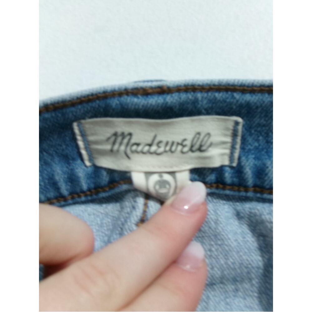 Madewell Cropped High-Rise 90’s Straight Jeans in Light Blue - Picture 5 of 5